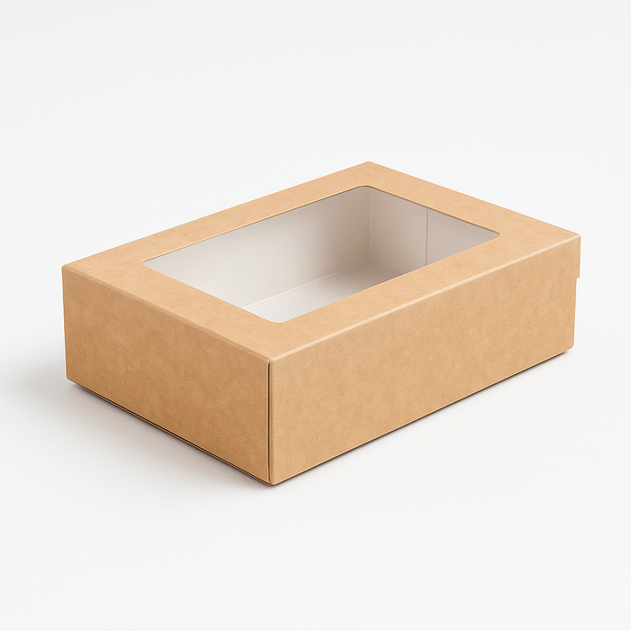 Boîte à sushis avec fenêtre, 19x13x5 cm