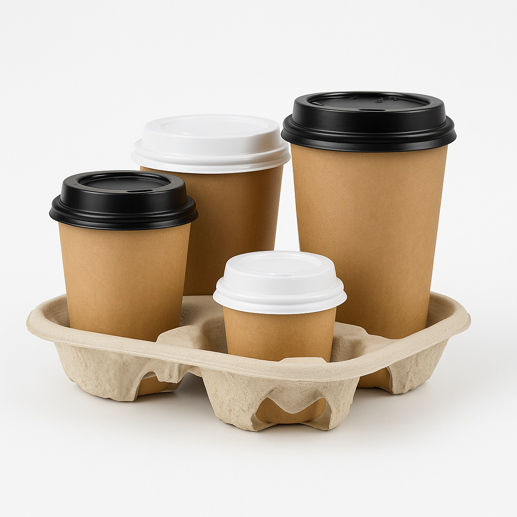 Tasses en Papier et Couvercles