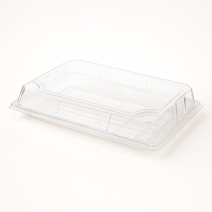 Boîte sushi RPET 26×19 cm + couvercle