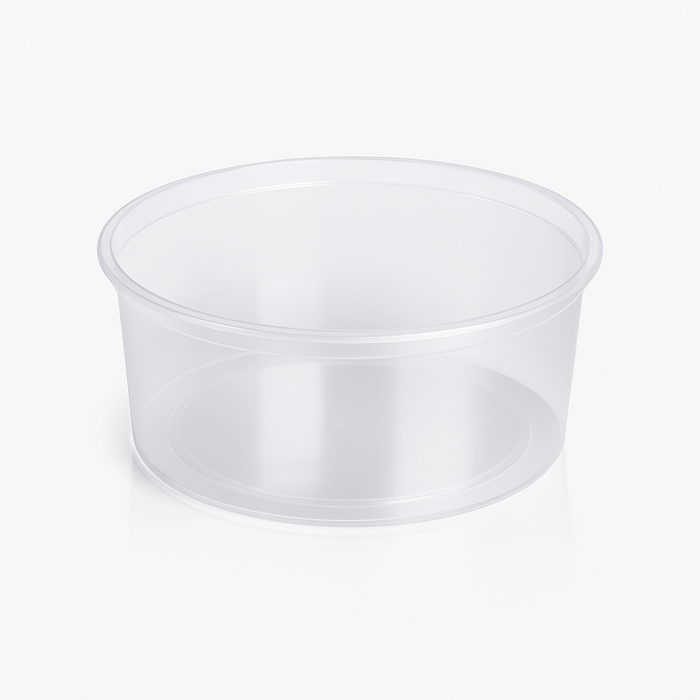 Contenant à soupe transparent 350 ml (réutilise-moi)