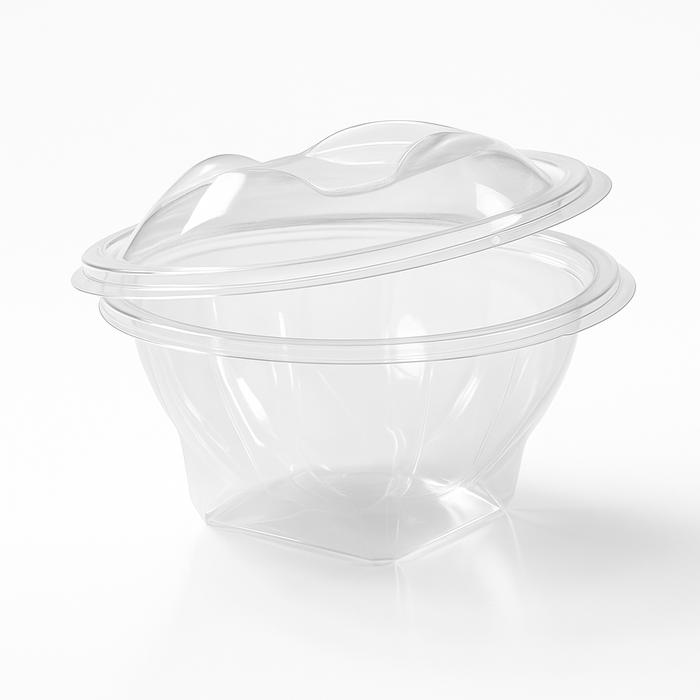 Coupe à dessert ronde avec couvercle UFO Sekipack 370 ml